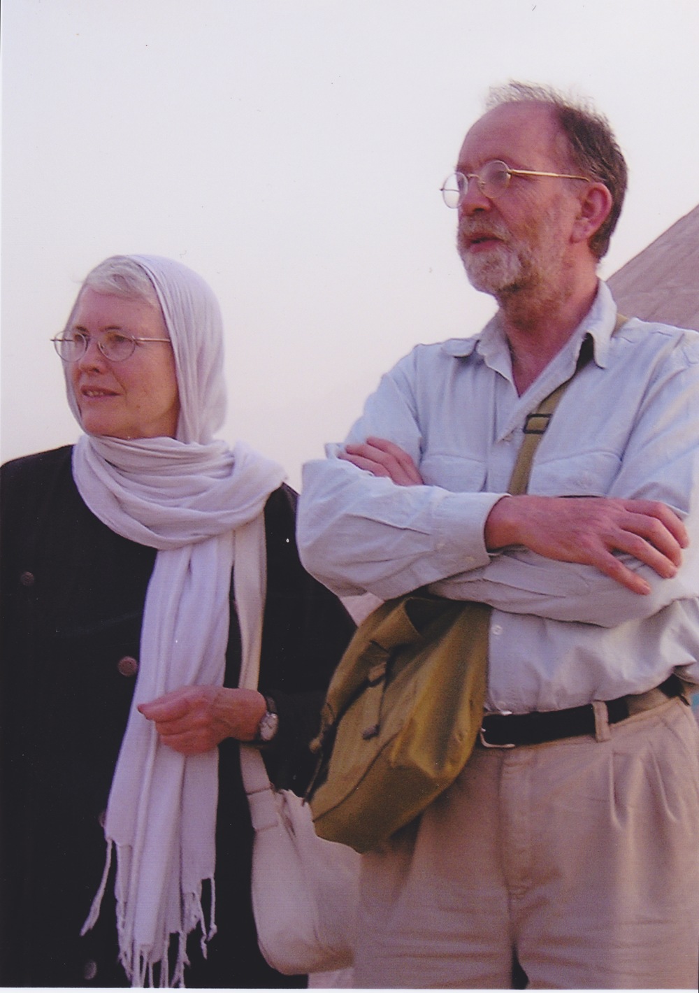 عکسی از او در سفرش به ایران در سال 2004