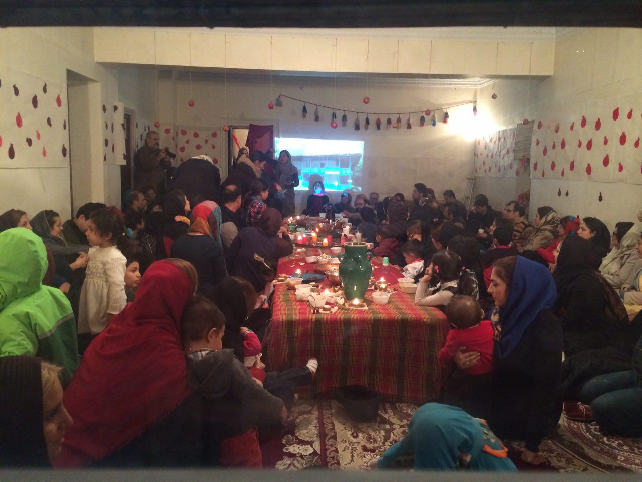 جشن شب چله موسسه باران مهر